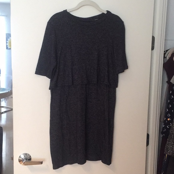 Forever 21 Layered Knit Dress, Size L - Picture 1 of 3